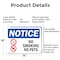 Signmission No Smoking No Pets OSHA Notice Sign, Aluminum, 14in W x 10in L, 2PK OS-2PACK-NS-A-1014-L-14806 - alternate 3